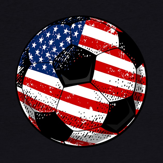 Soccer American Flag 4Th Of July by schaefersialice